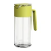 Glass oil bottle, automatic opening and closing, no oil sticking, large-capacity oil bottle, kitchen soy sauce bottle, vinegar bottle, leak-proof gravity oil bottle Item Picture